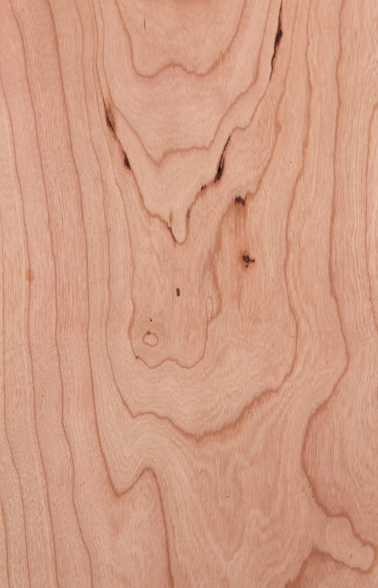 Holzmaserung der amerikanischen Kirsche — feines nordamerikanisches Laubholz mit warmem Ton bei CIB Wood — Beispielfoto 1