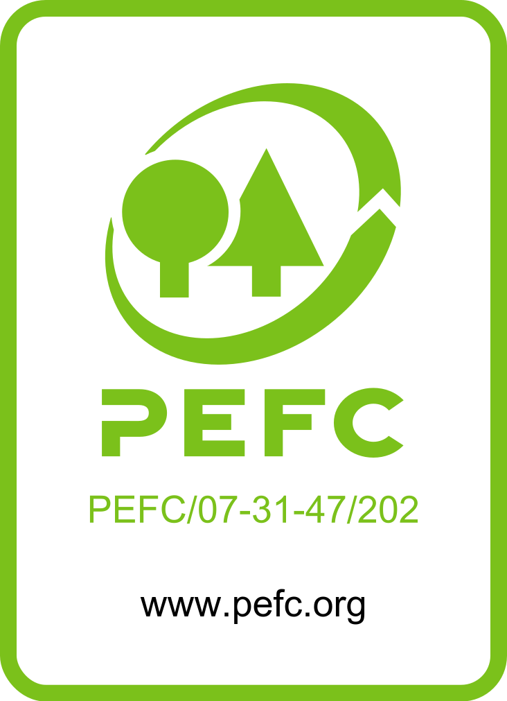 PEFC label, certificate PEFC/07-31-47/202